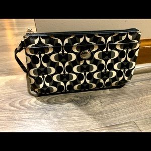 Coach wristlet wallet.